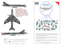 Hawker Hunter FGA.9 / Mk.58 / F.6 - camouflage pattern paint masks (for Airfix, Frog, Novo and Revell kits) - Image 1