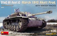 StuG III Ausf. G March 1943 Alkett Prod. WITH WINTER TRACKS. INTERIOR KIT - Image 1