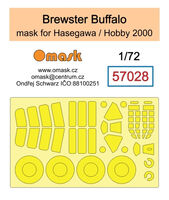 Brewster Buffalo Masks (for Hasegawa / Hobby 2000 kits) - Image 1