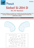 Canopy mask for Siebel Si-204 Kovozvody Prostìjov - Image 1