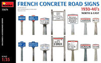 French Concrete Road Signs 1930-40s (North & East)