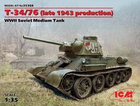 T-34/76 (late 1943 production), WWII Soviet Medium Tank (100% new molds) - Image 1