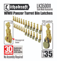 WWII Panzer Turret Bin Latches - Image 1