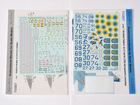 Ukrainian Flankers: Su-27 And Su-27UB With Geometric Camouflage And Stencils 48-093 - Image 1