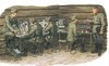German Communications Center w/Signal Troops