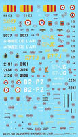 Sud Aviation Alouette III SA 319 B Armee de lAir Decals - Image 1