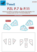 Canopy mask for PZL P.7/P.11 Arma Hobby - Image 1