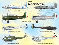 Latin Warriors	North-American AT-6 Texan Mxico x 2; Cessna A-37 El Salvador; Bell UH-1H Panama; Bell UH-1B Costa Rica;Lockheed P-38H Honduras; Lockheed P-38 Nicaragua; T-33 Shooting Star Guatemala; - Image 1