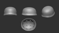 German Helmet M38 Fallschirmjger (Detail) - Image 1