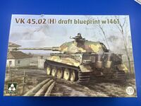 VK 45.02(H) draft blueprint w 1461-USZKODZONE PUDEKO/DAMAGED BOX