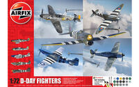 D-Day Fighters Gift Set (P-51 D / Spitfire IX / Tempest Mk.V/ Me-109 G-6 and Fw-190 A-8) - Image 1