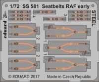 Seatbelts RAF early STEEL - Image 1