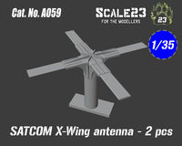 UHF SATCOM X-Wing antenna AV2090-4 - 2 pcs - Image 1