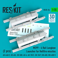 M310 - 2 Rail Launcher for Hellfire missiles (2 pcs) (AH-64D/E, UH-60L, OH-58D, AH-6, AH-1W/Z, UH-1N/Y, HH-60H, MH-60R/S) - Image 1