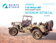 Willys MB 3D-Printed and coloured Interior on decal paper - Image 1