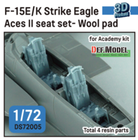 F-15E/K Strike Eagle Aces II seat set - Wool pad - Image 1