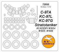 Boeing KC-97L/G / C-97A Stratofreighter (ACADEMY) + wheels masks - Image 1