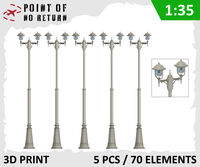 Park Lanterns (5 pcs) - Image 1