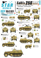 SdKfz 250 neu # 2. Waffen-SS markings. 11.SS-Nordland, 12.SS-Hitlerjugend.