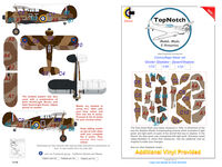 Gloster Gladiator Mk.I / Mk.II - Desert/Shadow camouflage pattern paint masks