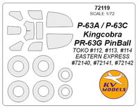 P-63A/C Kingcobra / PR-63G PinBall (TOKO/ EASTERN EXPRESS)  + wheels masks