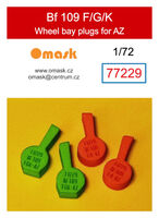 Bf 109 F/G/K Wheel Bay Plugs (For AZ Model) - Image 1